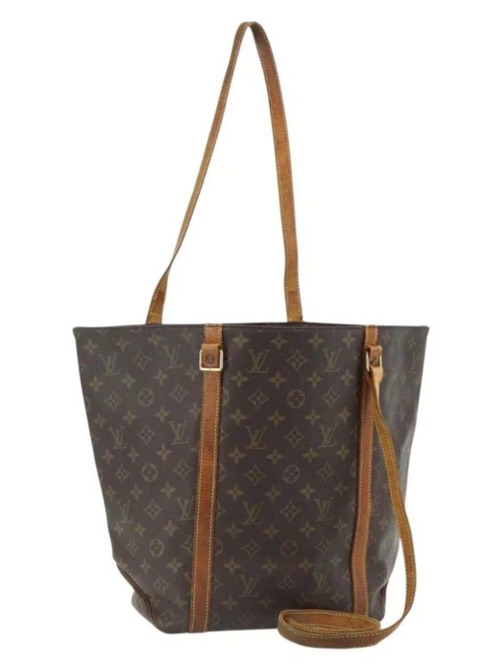 LOUIS VUITTON Monogram Sac Shopping GM Tote Bag M51110 LV Auth 178674